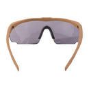 SWISS EYE military-grade safety goggles with durable nylon frame, adjustable temples, anti-scratch lenses, and UV protection.