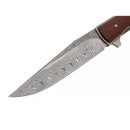 Boker Plus Urban Trapper Zakmes Damascus Blade Cocobolo Houten Handvat