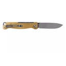 Boker Plus Atlas Slipjoint Couteau de poche Finition satinée Drop Point Manche en laiton