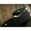 Couteau de poche pliant BOKER Special Forces Tanto 440A acier manche aluminium noir