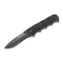 Couteau de poche BOKER Black Spear revêtement noir acier inoxydable 440A manche aluminium
