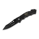 Couteau de poche pliant BOKER Special Forces Tanto 440A acier manche aluminium noir