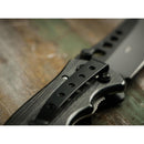 Couteau de poche pliant BOKER Special Forces Tanto 440A acier manche aluminium noir