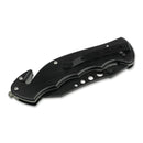 Couteau de poche pliant BOKER Special Forces Tanto 440A acier manche aluminium noir