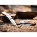Couteau de poche BOKER Caveman Steel 440A acier non revêtu manche bois décoré