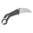 Couteau de poche tactique Boker Magnum Velcon Hawkbill 440C lame en acier manche G10