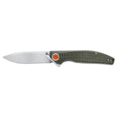 Fox Knives ARTIA BF - 765 OD Folding Pocket Knife Drop Point Stainless Steel D2 - GoMilitar
