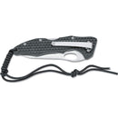 Fox Knives Brand folding knife satin coated 440 stainless steel blade G10 handle - GoMilitar