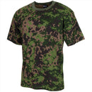 MFH U.S. Military Style T-Shirt Crew Neck Short Sleeved Finnish M05 Camo - GoMilitar