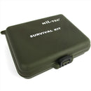 Mil-Tec Survival Kit Waterdichte doos noodhulpfirestarter gereedschap