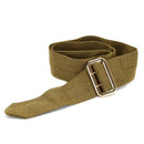 Original British Army formal dress belt with gold-toned buckle made of durable canvas fabric for uniform tunic