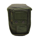 Cantine militaire britannique originale de 1 L avec couvercle à visser, pochette vintage incluse, olive