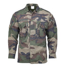 Original French military field jacket lightweight ripstop CCE camouflage shirts - GoMilitar