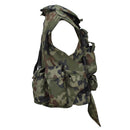 Original Polish Military Tactical Vest Plate Carrier Woodland Camouflage - GoMilitar