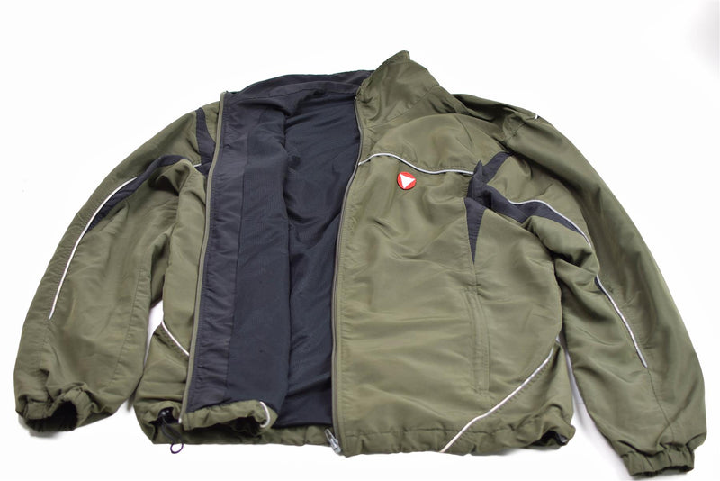 Echt Oostenrijkse leger training trainingspak top jas sport vintage od green