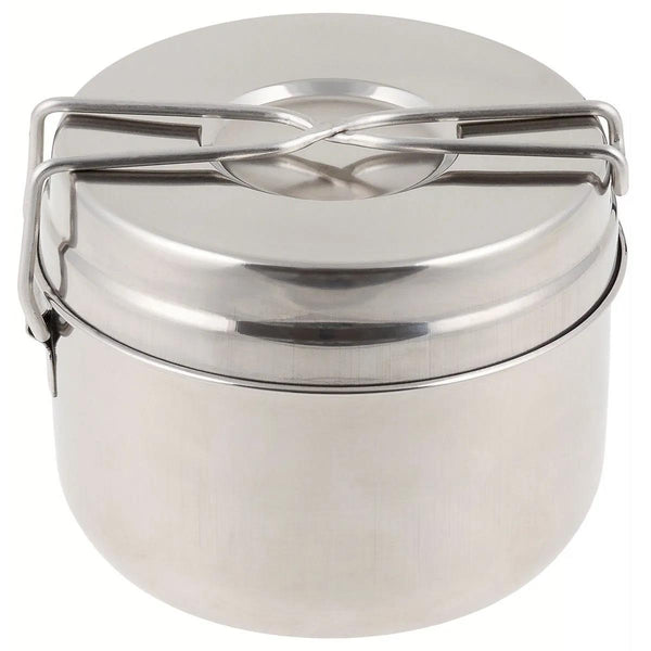Originele Tsjechisch leger roestvrijstalen puinhoop tin set camping outdoor kookpot pan