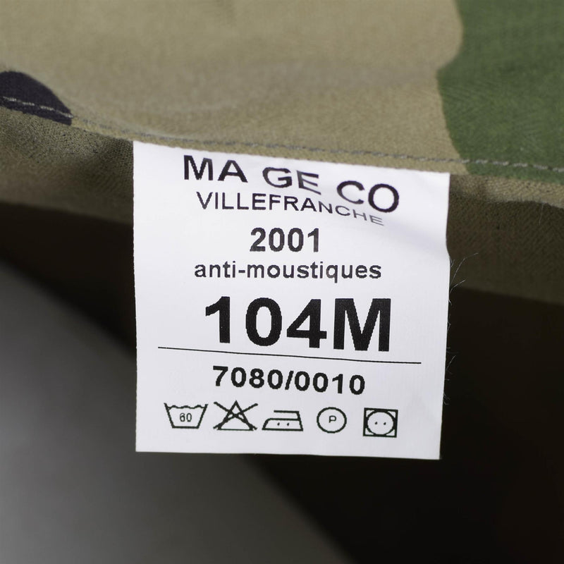 Echt Frans leger F2 Combat Jacket vermoeidheid CE Camo Militair-uitgegeven Surplus Nieuw