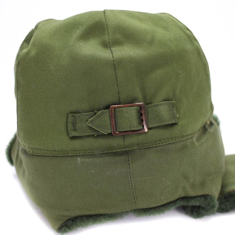 Origineel Zweeds Zweden militair leger Winter Green M59 Combat Field Cap Hat Nieuw
