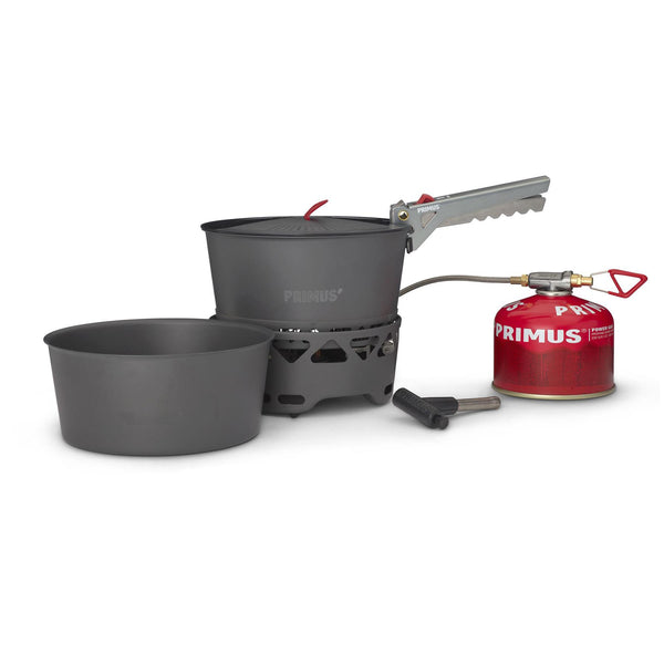 Ensemble de réchaud de camping Primus PrimeTech 1,3 litre marmite de cuisson brûleur extérieur