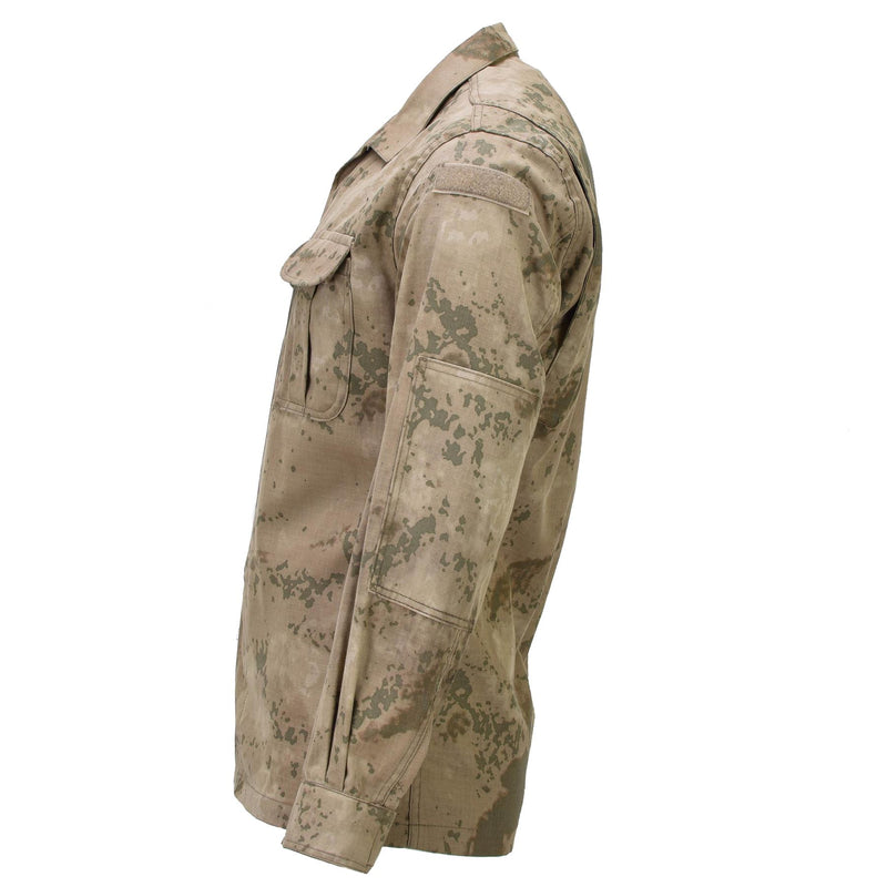 Veste uniforme de l'armée turque authentique Ripstop Renforced coudes M2018 Camo