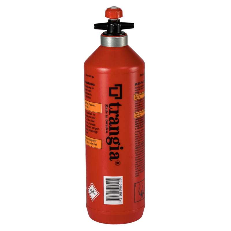 Bouteille de carburant liquide Trangia Brûleur à essence Flacon en polyéthylène Camping extérieur Rouge