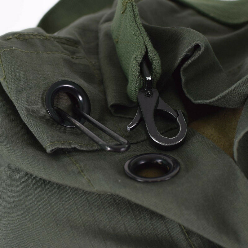 Originele Nederlandse militaire plunje tas 100 -liter ripstop zak canvas kit olijf