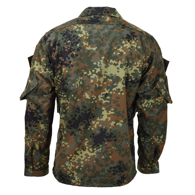 Leo Kohler Militaire gevecht Flecktarn Camo Tactical Shirts Army Forces Troops