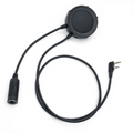 Adaptateur EARMOR M55 PTT Kenwood Baofeng adaptateur casque radio 2 broches noir