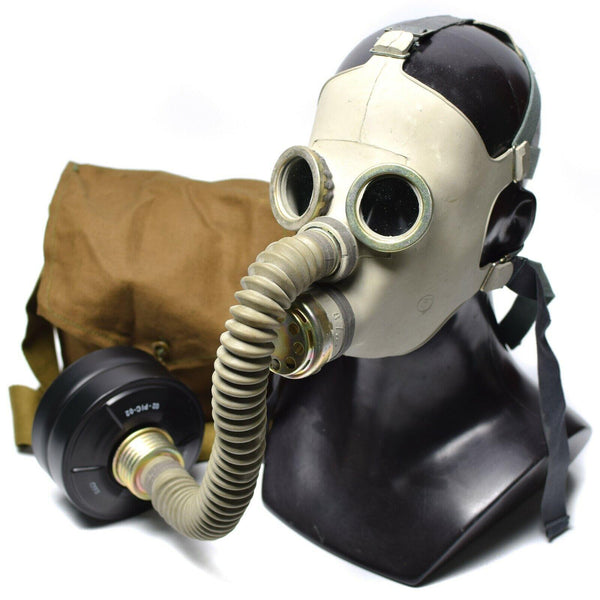 Masque à gaz soviétique russe PDF-7 Ensemble complet pour enfant Filtre OTAN CF F3 NBC 40 mm NEUF
