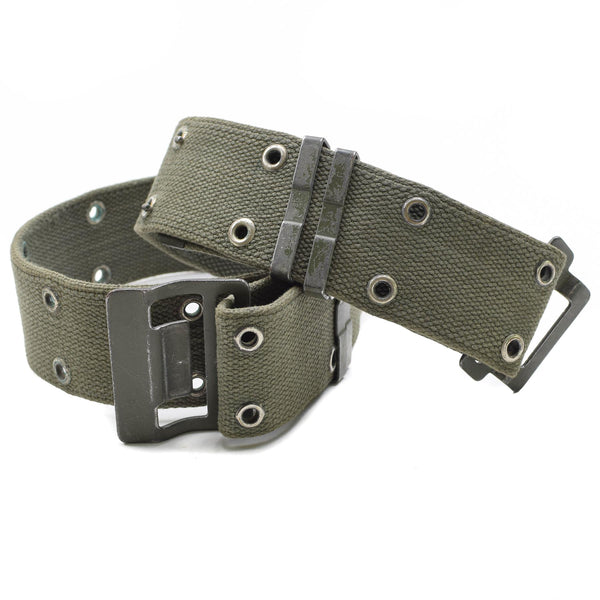 Originele Franse leger marine swebbing riem famas olive od web France militair nieuw