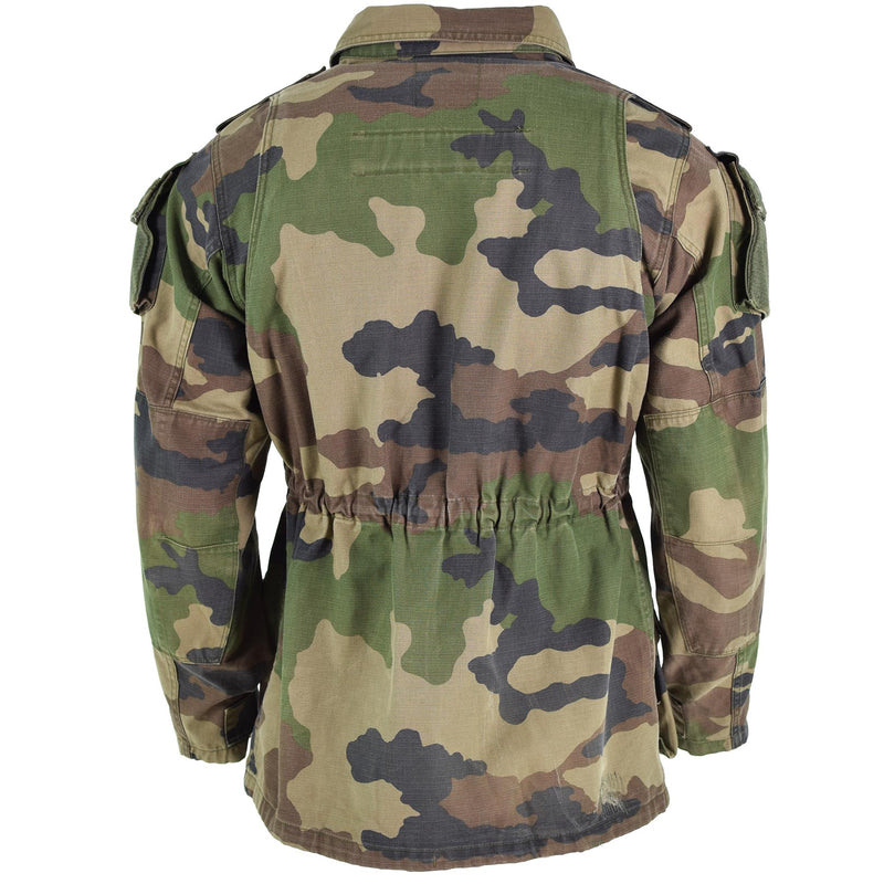 Véritable veste de combat militaire camouflage CCE de l'armée française Sateen Felin T4