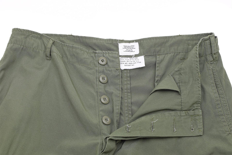 Mil-Tec Brand U.S. Army M64 Vietnam Jungle Style OD Combat Pants Soldiers BDU
