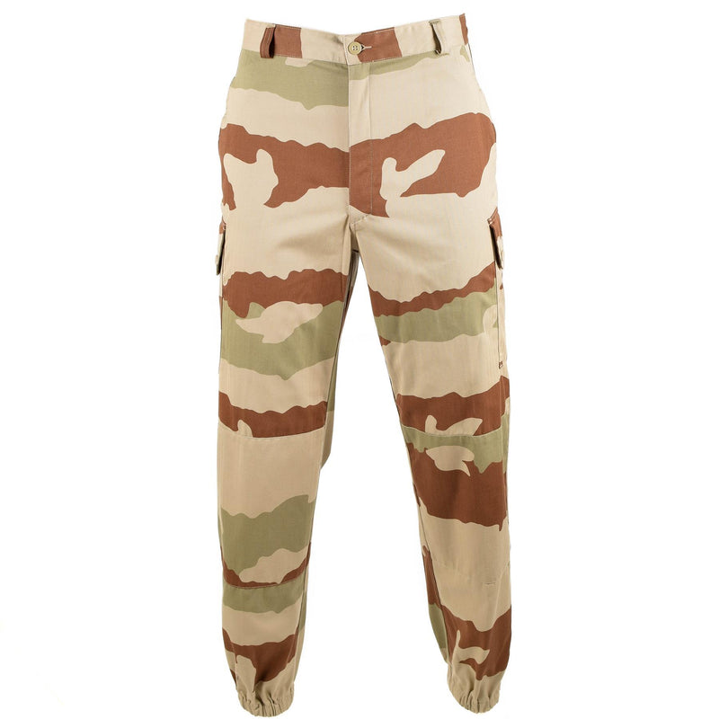 Originele Franse militaire broek F2 Desert Camo -broek Versterkte leger BDU -broeken