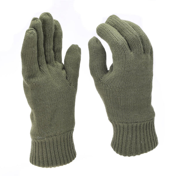 MIL-Tec Handschoenen mannen Warm gebreide Thinsule ™ voering Olive OD Winter Tactical Gear