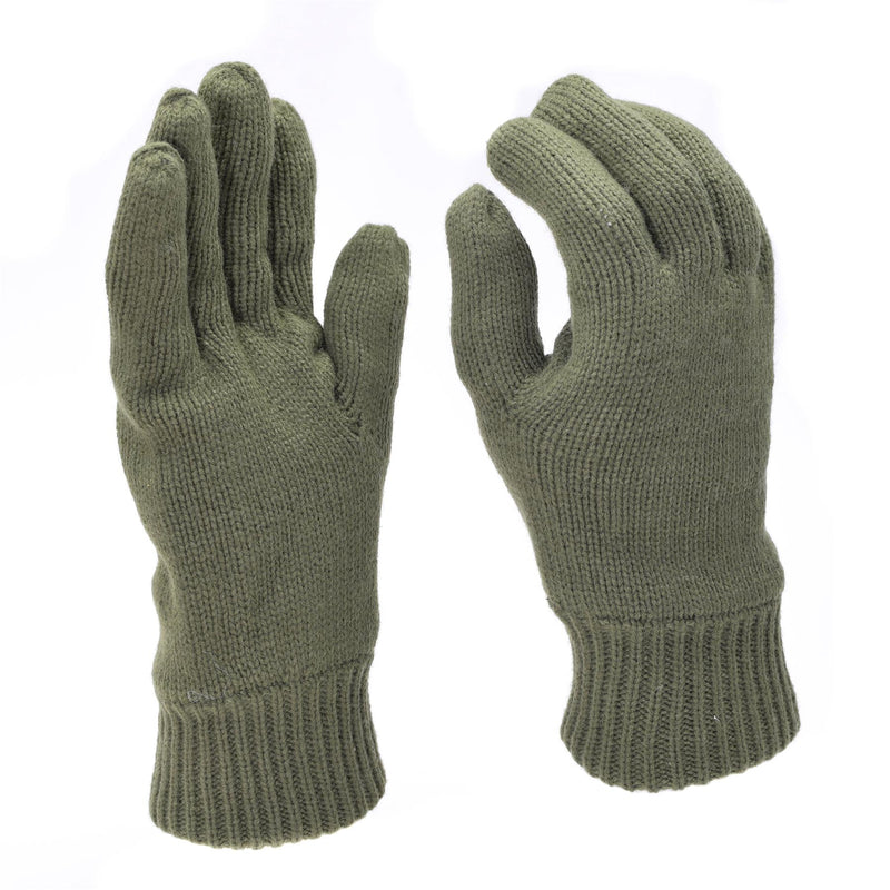 Gants Mil-Tec pour hommes, doublure chaude tricotée THINSULATE™, olive OD, équipement tactique d'hiver