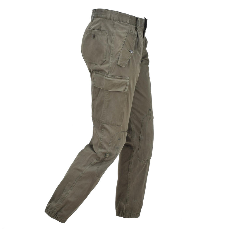 Originele Italiaanse militaire werkbroek versterkte werkkleding uniforme vrachtbroek