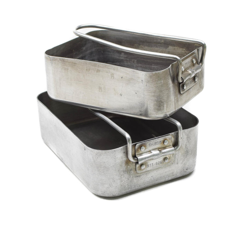 Originele Britse militaire puinhooplang aluminium wandelplaat camping buitenpan
