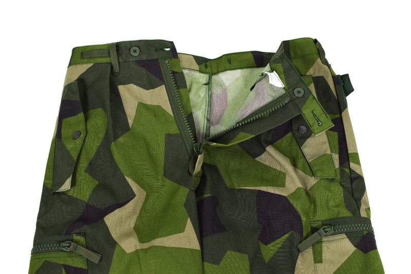 Origineel Zweeds leger m90 broek splinter camouflage veld gevechten broek nieuw