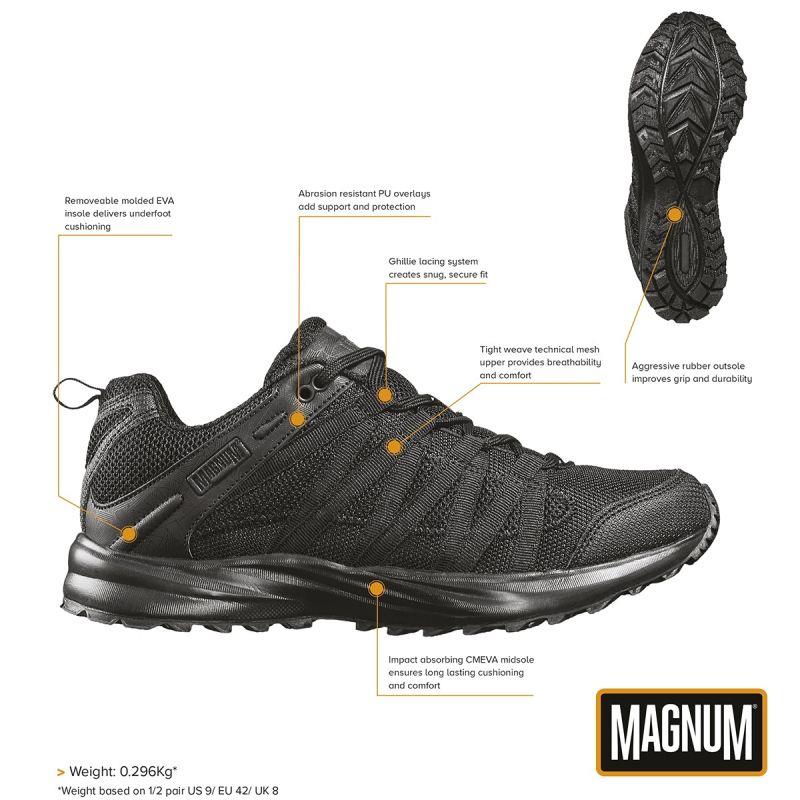 Chaussures de sport Magnum Storm Trail Lite, baskets de trekking basses et respirantes
