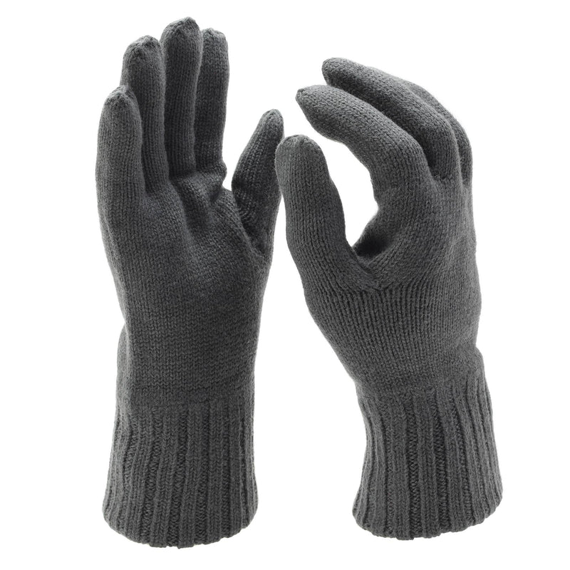 Originele Oostenrijkse militaire warmere wollen handschoenen grijs ademende winter nieuw
