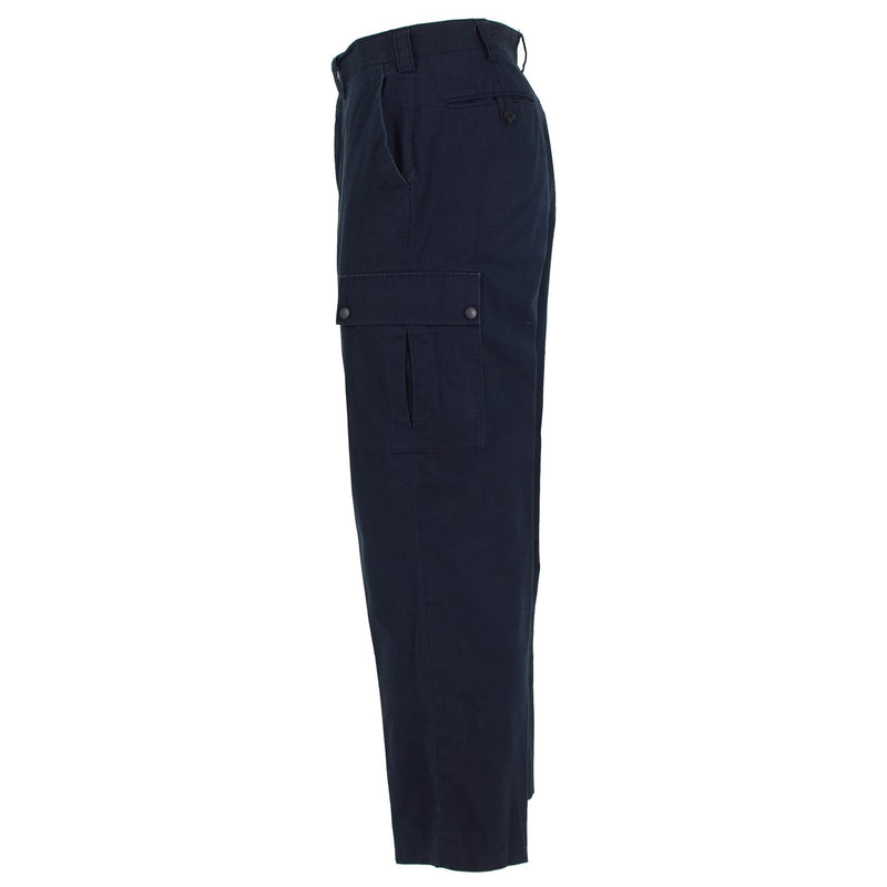 Originele Britse politiebroek blauw ripstop duurzaam uniform broek overschot