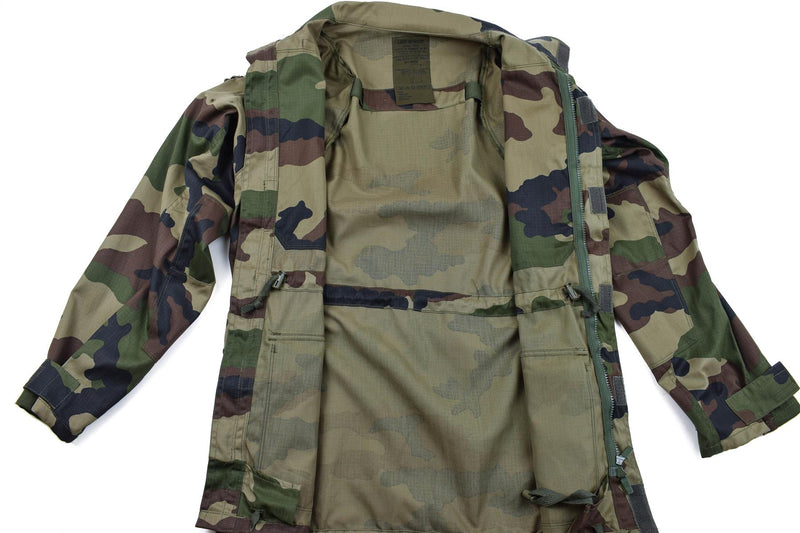 Echt Frans leger parka katachtige t4 gevechtsjack cce camo tropisch weer nieuw