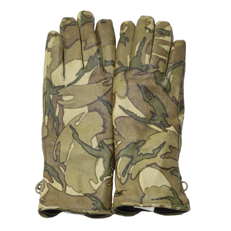 Echte Britse MK II Combat Lederen Handschoenen MTP Camouflage Warm gevoerde handschoenen