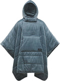 Therm-a-Rest Honcho Poncho Couverture de camping isolée résistante à l'eau Noir