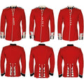 Echte Britse legerjas uniform tuniek rode jurk scharlaken bewakers cavalerie