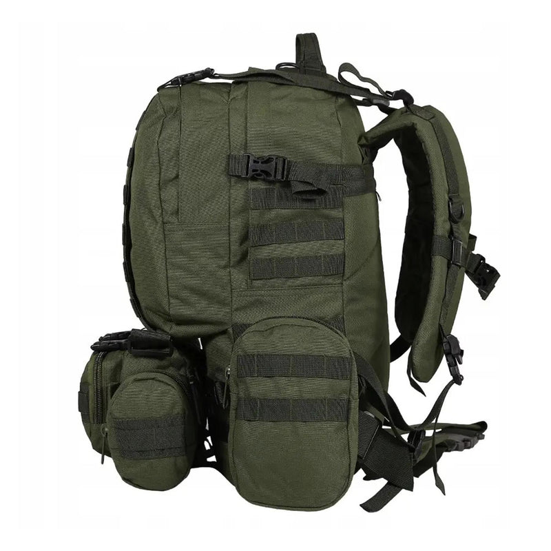 Sac à dos tactique MIL-TEC DEFENSE ASSEMBLY PACK avec ceinture amovible olive