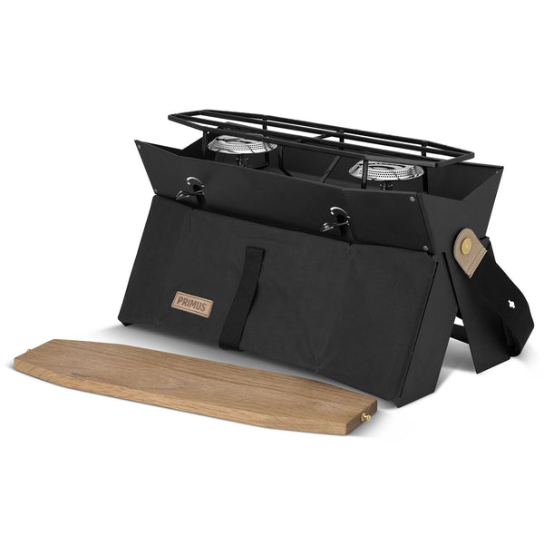Réchaud de camping Primus Onja, cuisson en plein air, double brûleur, ustensiles de cuisine compacts et portables