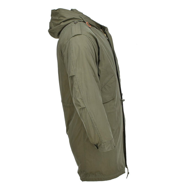 Parka à capuche style militaire américain MIL-TEC M51 doublure amovible matelassée olive NEUF