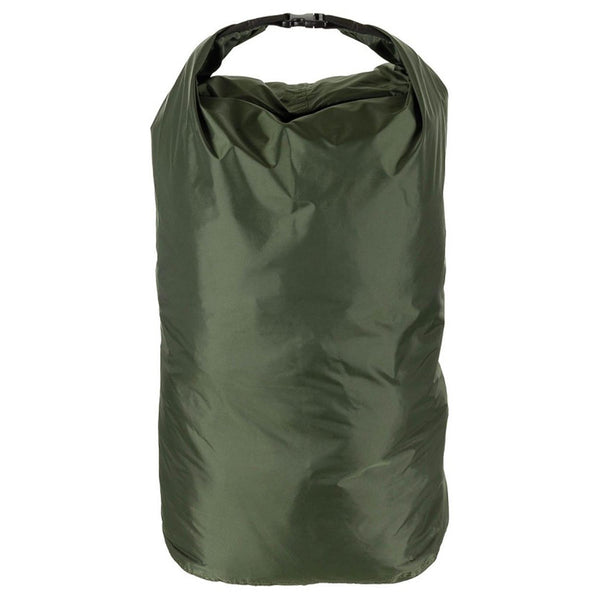 Originele Britse militaire 22l droge tas olijf waterdichte opgenomen naden rolt top nieuw