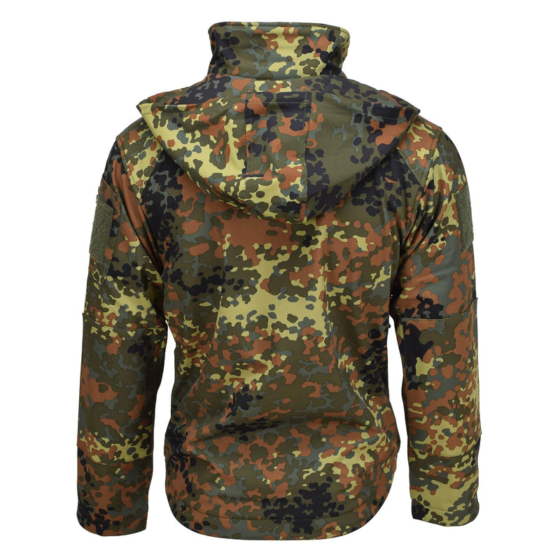 MIL-TEC Softshell Jacket SCU 14 Duitse Flecktran Camo Outdoor Wanding Outerwear